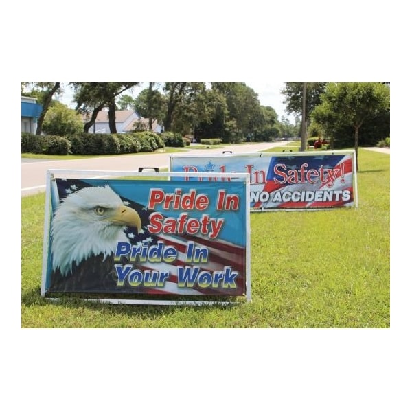 Accuform PORTABLE BANNER STANDS AFRAME BANNER HDR204 HDR204 - main